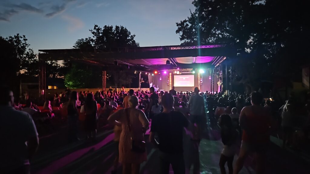 Une photo de concert en Ardèche