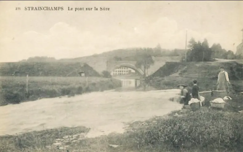 Photo du bâtiment du Vieux Moulin dans les années 50